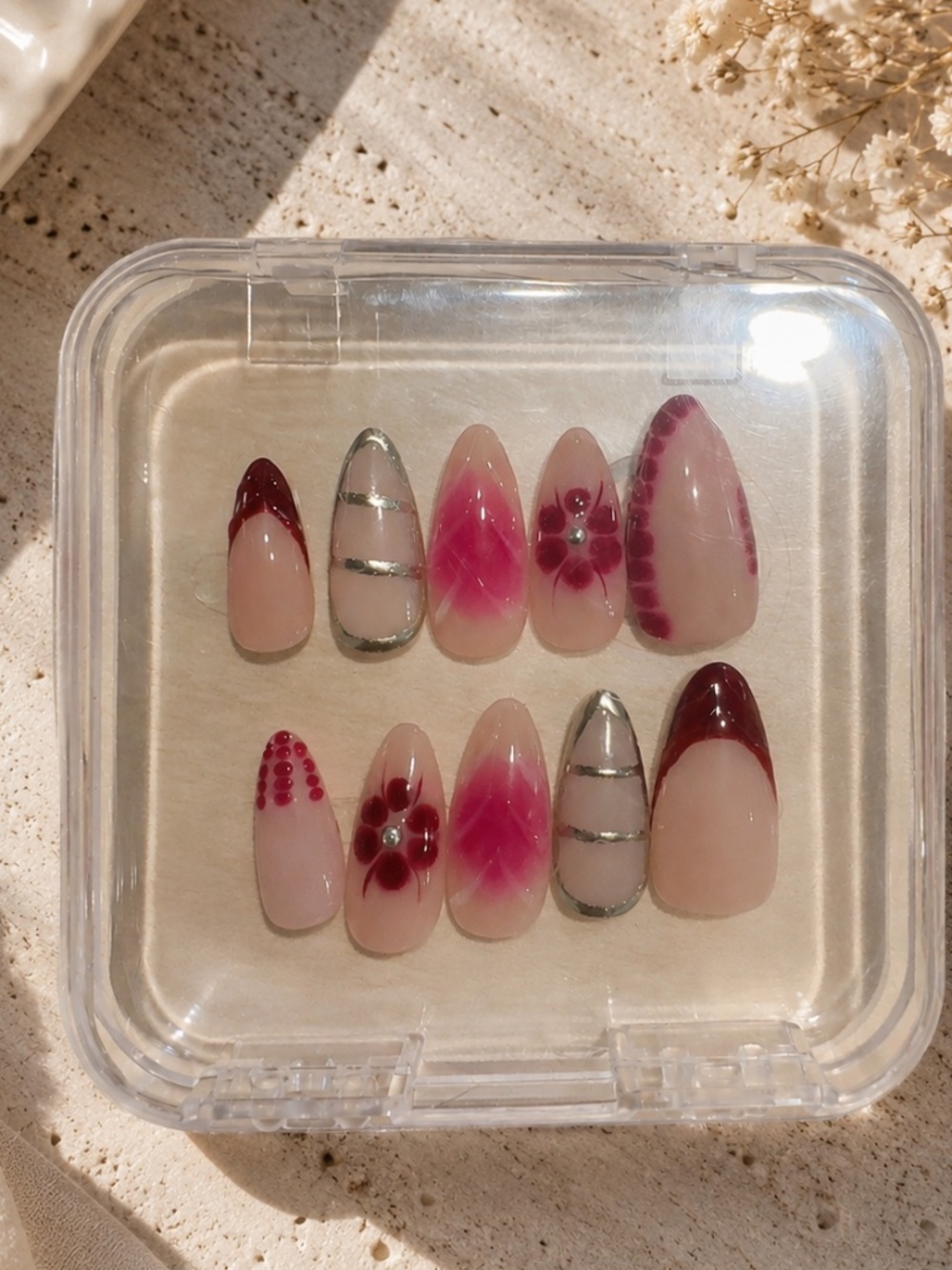 Handmade Acrylic Press-On Nails
